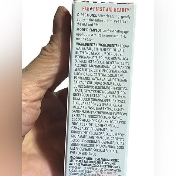 First Aid Beauty Hydrating Eye Cream With Hyaluronic Acid 0.5 Oz.  – Brand New - Picture 8 of 13